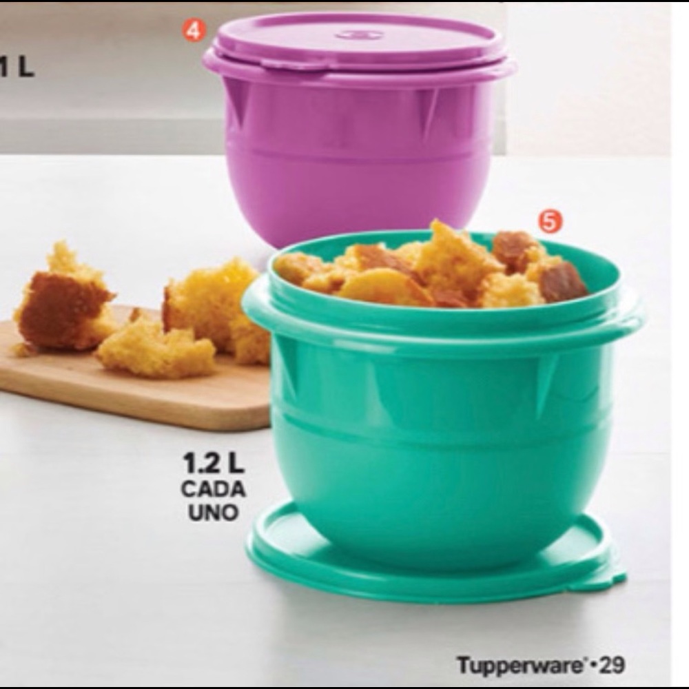 Tupperware Mixing Bowl Set of 2